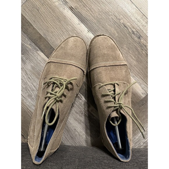 Mark Nason Skechers Mens Size 13 US Tan Beige Suede Derby Shoes 68040 main image 6
